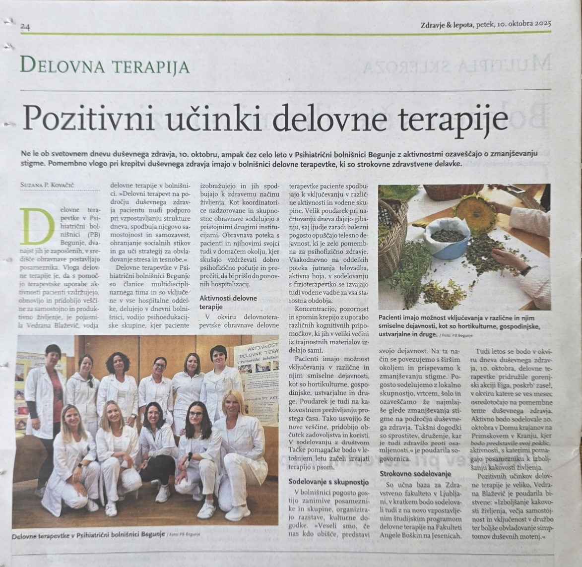 Pozitivni učinki DT - Gorenjski glas